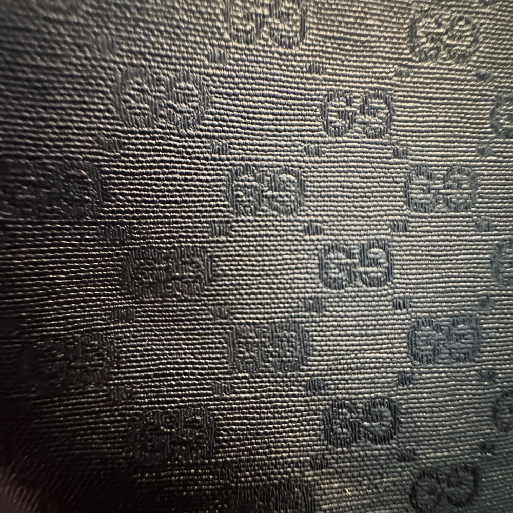 Gucci Black and Brown Vintage Travel Bag with micro GG logo pattern - Picture 6 of 9